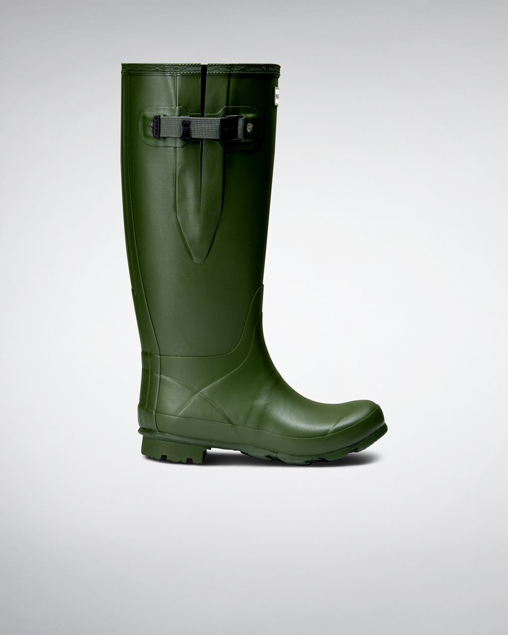 Bottes Larges Hunter Norris Field Femme Vert DVPULHN-82